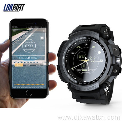 LOKMAT MK28 Sports Smart Watch Bracelet Information Push IP68 Waterproof Smartwatch Men Clock Watches For Ios and Android Call